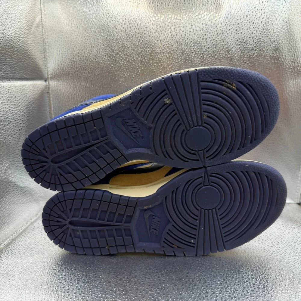 Nike Men’s Low Top Athletic Sneakers in Blue and Tan